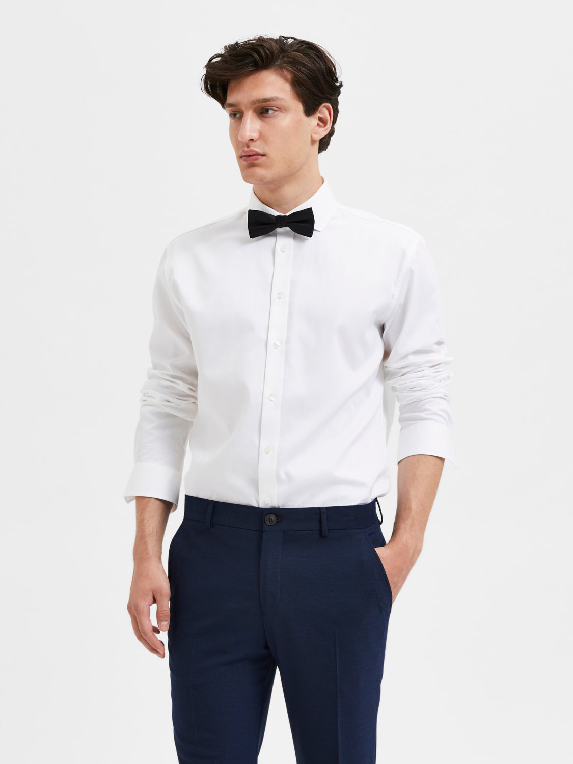 SLIM NEW-TUX Shirts - Bright White
